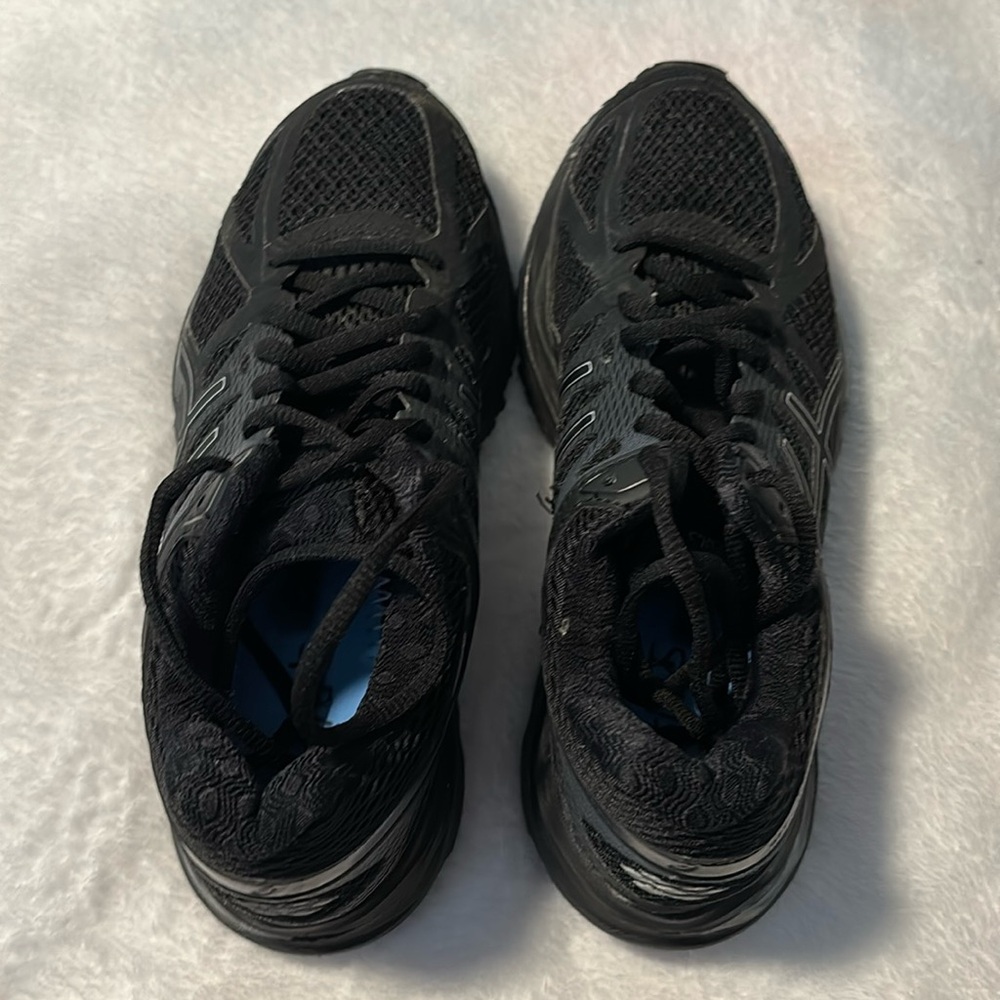 Black ASICS.
